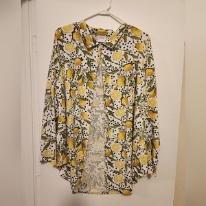 Lularoe Lemon Print Valentina